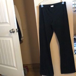 Black flare leggings